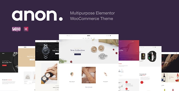 Anon - Multipurpose Elementor WooCommerce Themes Logo